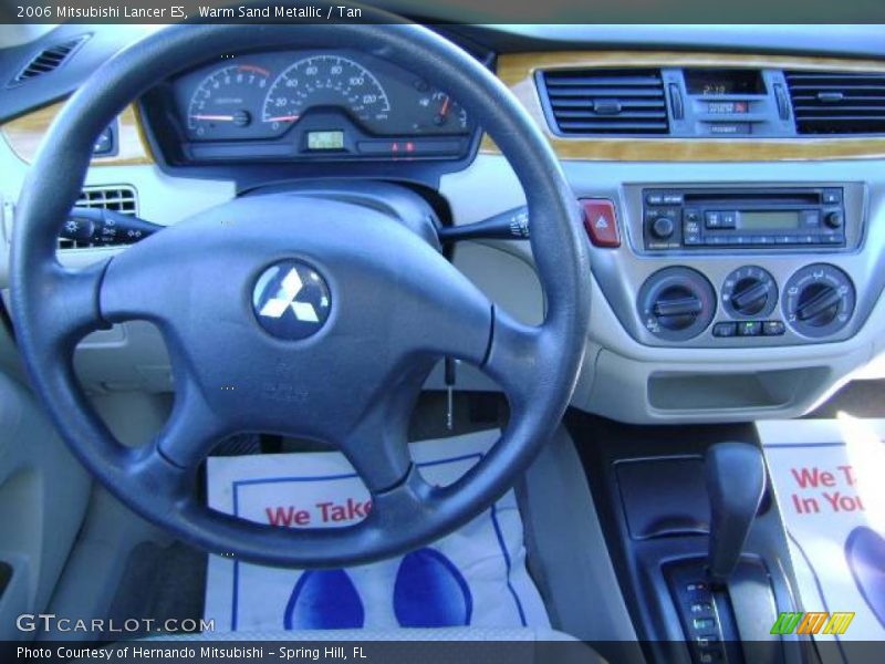 Warm Sand Metallic / Tan 2006 Mitsubishi Lancer ES