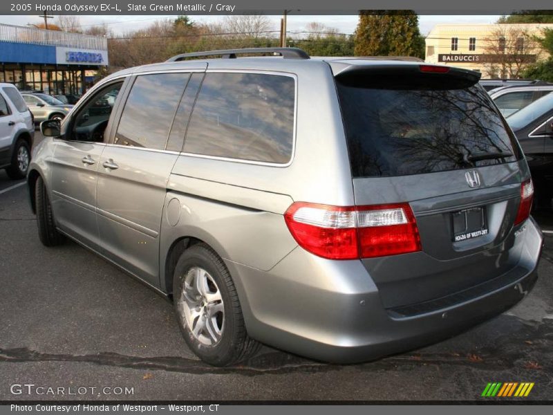 Slate Green Metallic / Gray 2005 Honda Odyssey EX-L