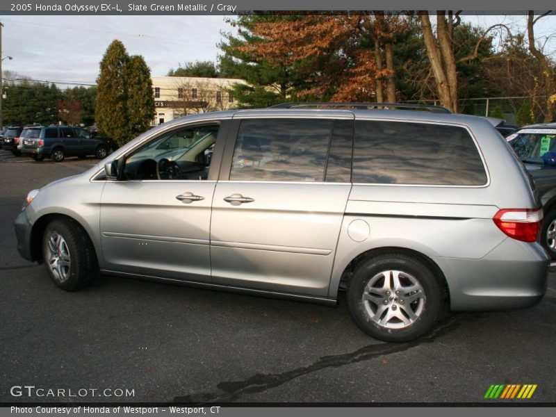 Slate Green Metallic / Gray 2005 Honda Odyssey EX-L