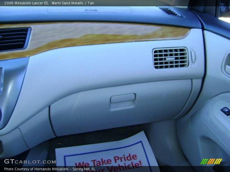Warm Sand Metallic / Tan 2006 Mitsubishi Lancer ES