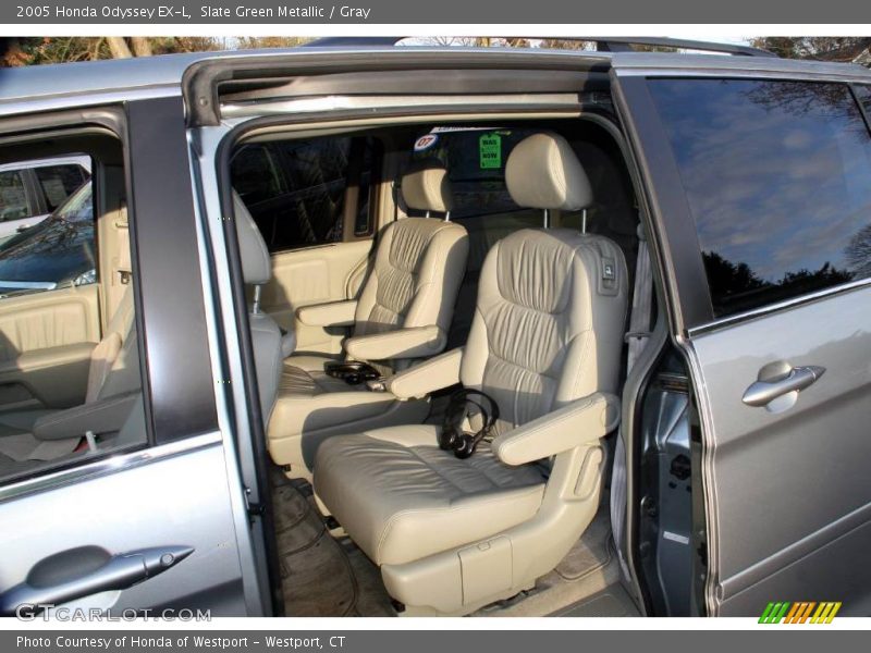 Slate Green Metallic / Gray 2005 Honda Odyssey EX-L