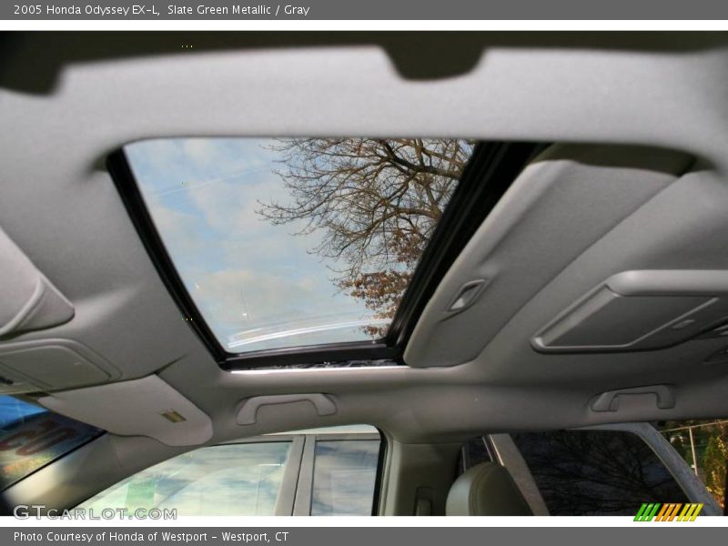 Slate Green Metallic / Gray 2005 Honda Odyssey EX-L