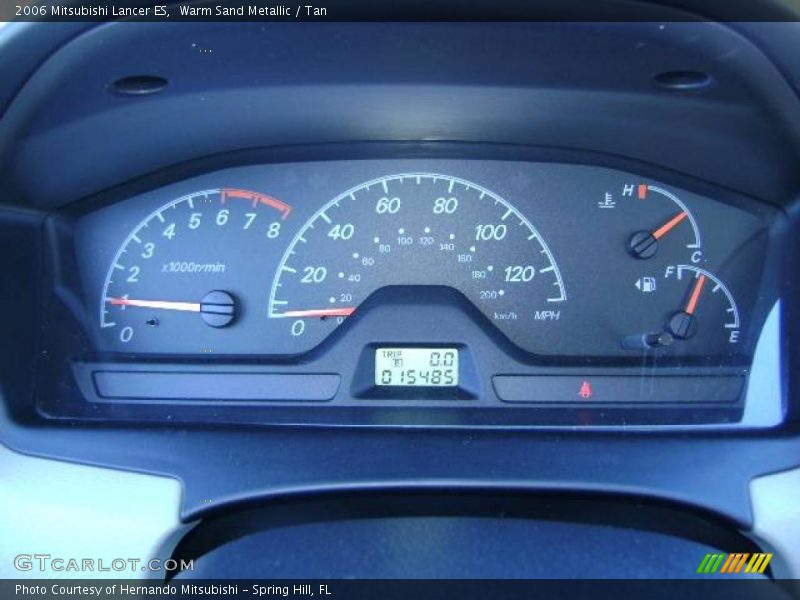 Warm Sand Metallic / Tan 2006 Mitsubishi Lancer ES