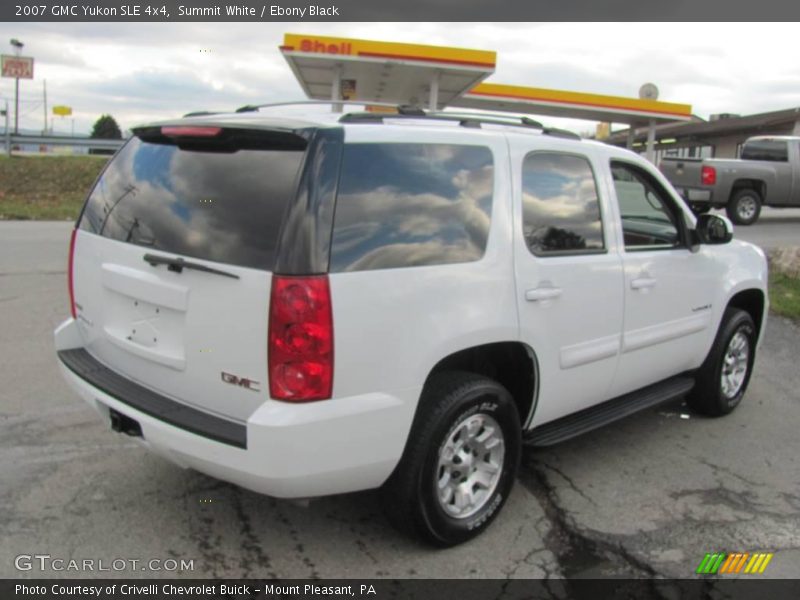 Summit White / Ebony Black 2007 GMC Yukon SLE 4x4