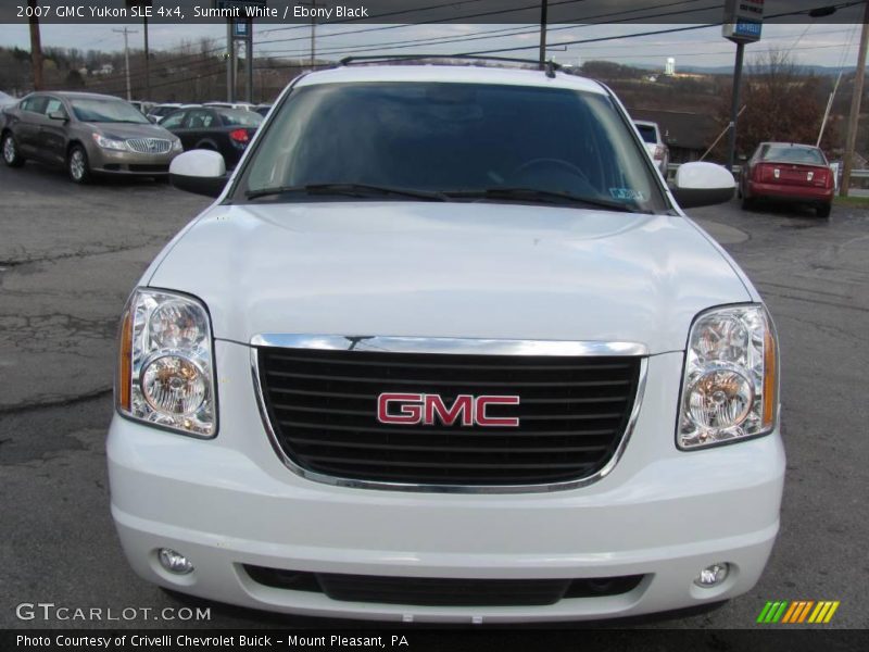 Summit White / Ebony Black 2007 GMC Yukon SLE 4x4