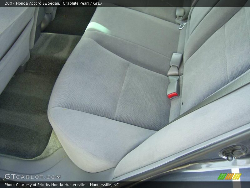 Graphite Pearl / Gray 2007 Honda Accord SE Sedan