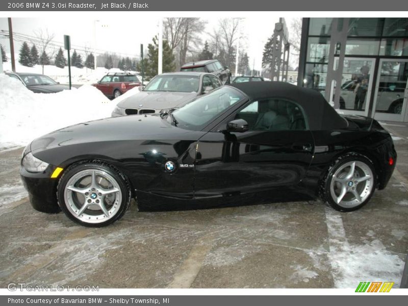 Jet Black / Black 2006 BMW Z4 3.0si Roadster
