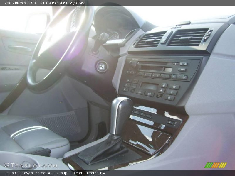 Blue Water Metallic / Grey 2006 BMW X3 3.0i