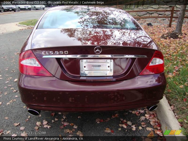 Bordeaux Red Metallic / Cashmere Beige 2006 Mercedes-Benz CLS 500