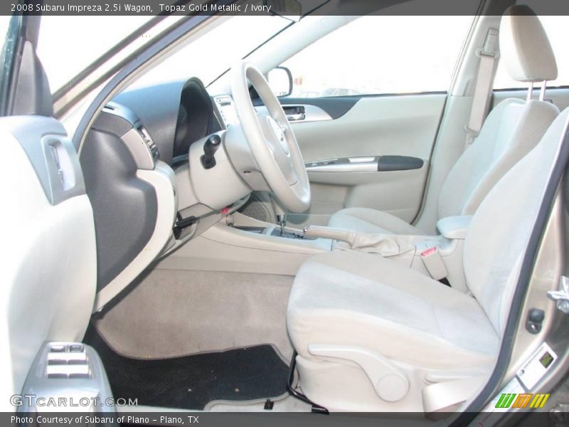 Topaz Gold Metallic / Ivory 2008 Subaru Impreza 2.5i Wagon