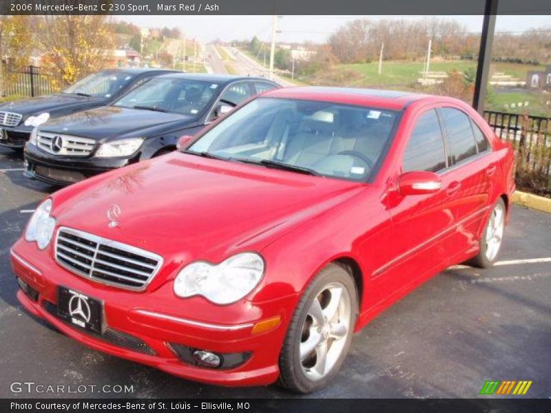 Mars Red / Ash 2006 Mercedes-Benz C 230 Sport