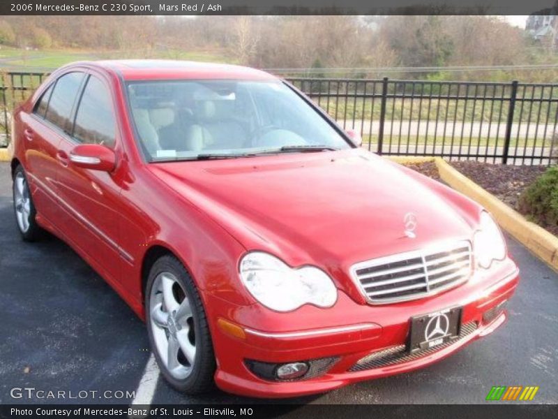 Mars Red / Ash 2006 Mercedes-Benz C 230 Sport