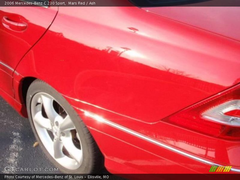 Mars Red / Ash 2006 Mercedes-Benz C 230 Sport