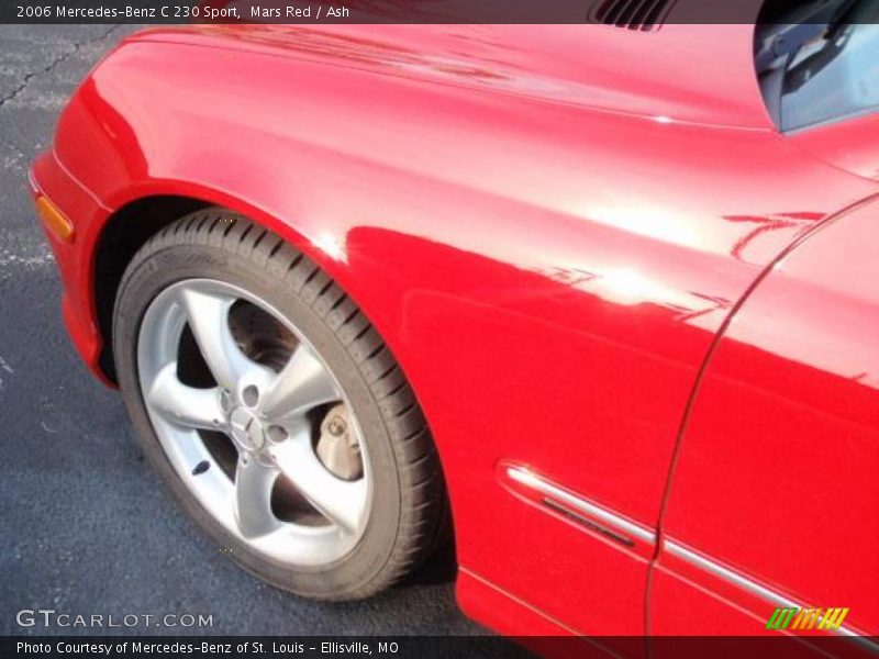 Mars Red / Ash 2006 Mercedes-Benz C 230 Sport