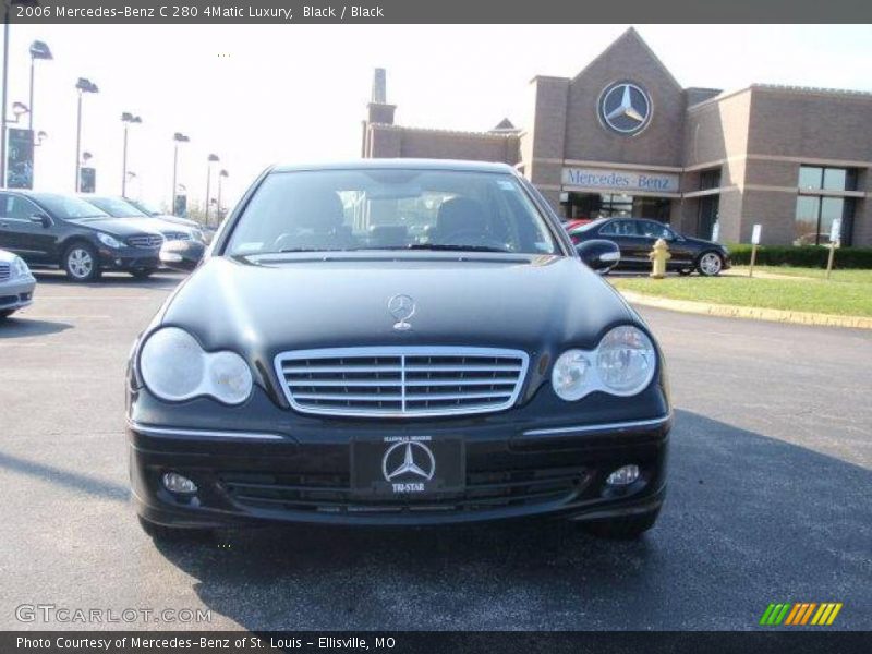 Black / Black 2006 Mercedes-Benz C 280 4Matic Luxury