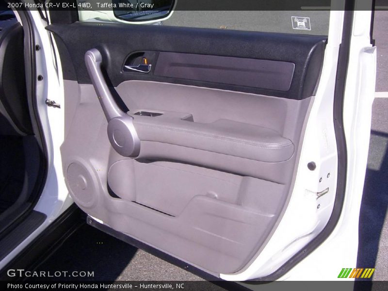 Taffeta White / Gray 2007 Honda CR-V EX-L 4WD