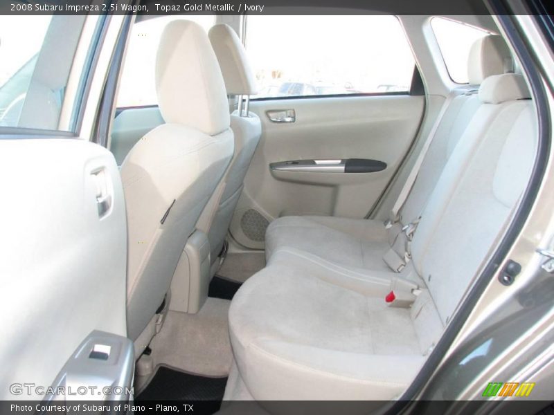 Topaz Gold Metallic / Ivory 2008 Subaru Impreza 2.5i Wagon