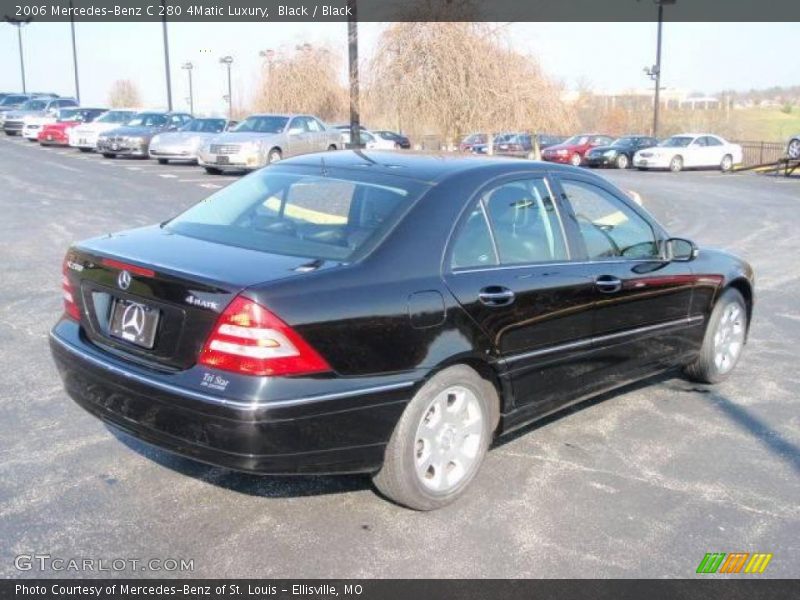 Black / Black 2006 Mercedes-Benz C 280 4Matic Luxury