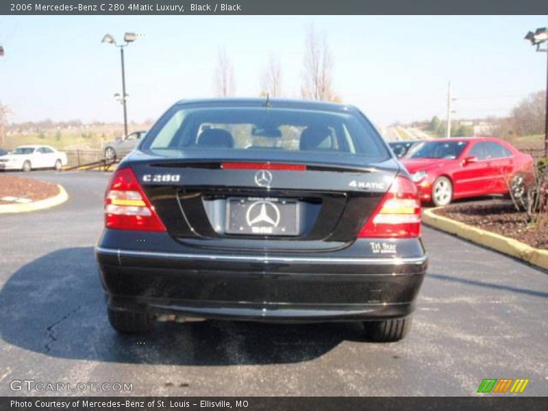 Black / Black 2006 Mercedes-Benz C 280 4Matic Luxury