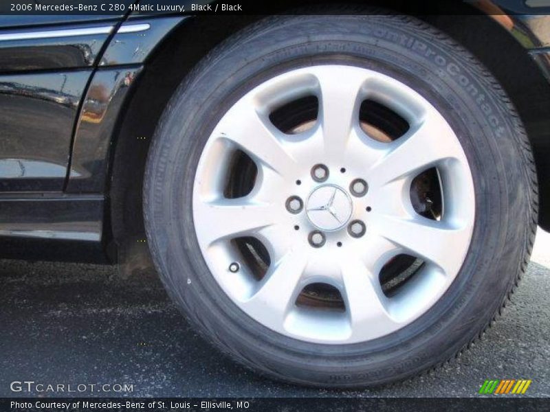 Black / Black 2006 Mercedes-Benz C 280 4Matic Luxury