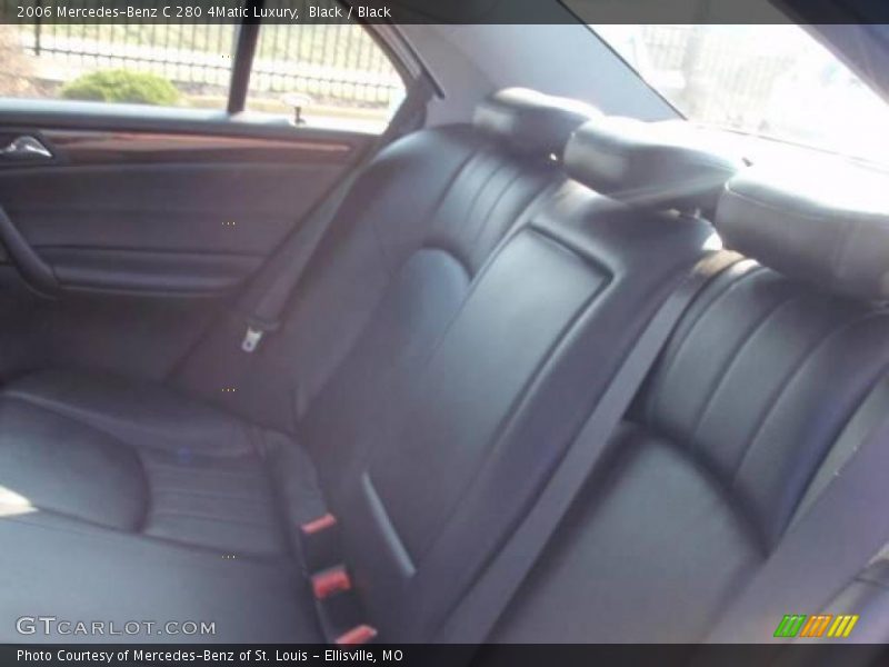 Black / Black 2006 Mercedes-Benz C 280 4Matic Luxury