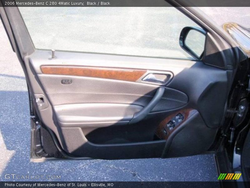 Black / Black 2006 Mercedes-Benz C 280 4Matic Luxury
