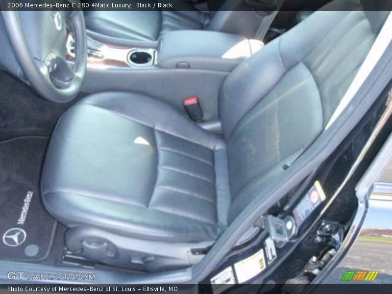 Black / Black 2006 Mercedes-Benz C 280 4Matic Luxury