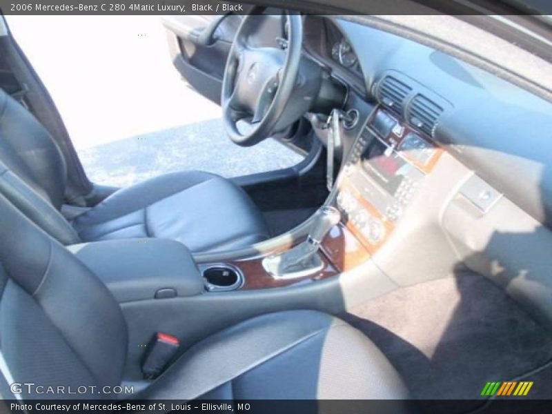 Black / Black 2006 Mercedes-Benz C 280 4Matic Luxury