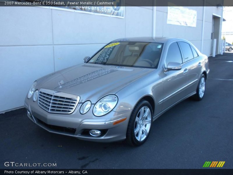 Pewter Metallic / Cashmere 2007 Mercedes-Benz E 350 Sedan