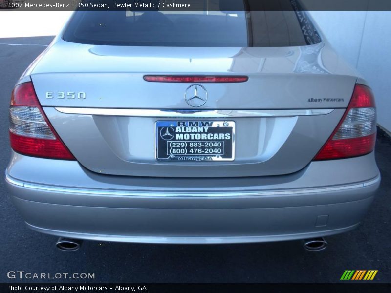 Pewter Metallic / Cashmere 2007 Mercedes-Benz E 350 Sedan