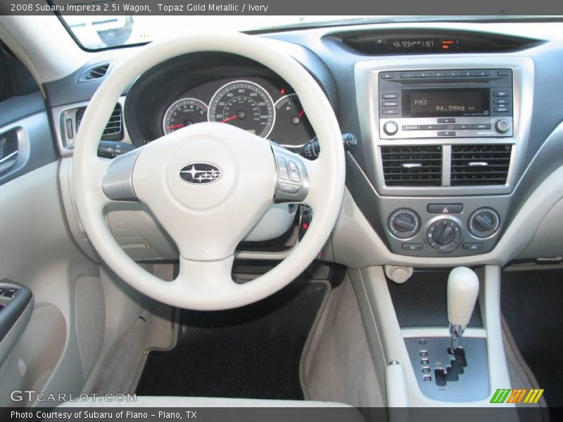 Topaz Gold Metallic / Ivory 2008 Subaru Impreza 2.5i Wagon