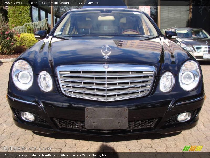Black / Cashmere 2007 Mercedes-Benz E 350 4Matic Sedan