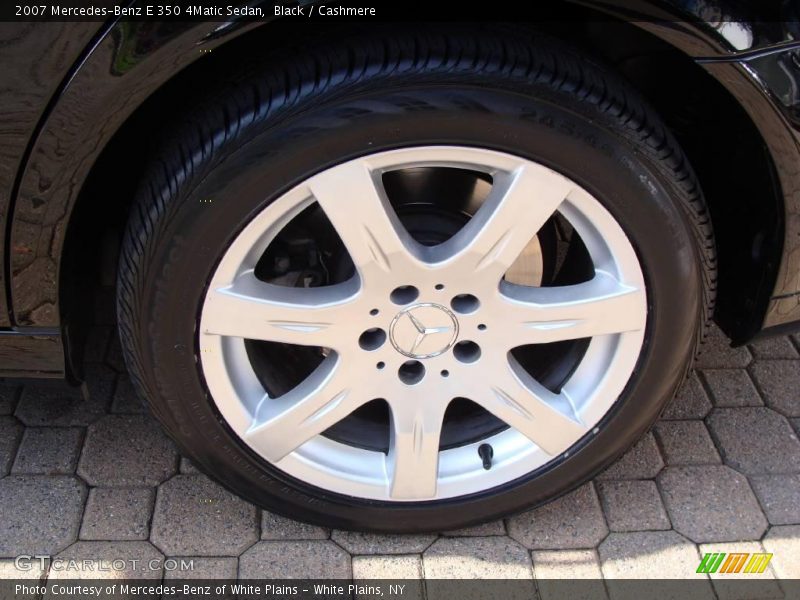 Black / Cashmere 2007 Mercedes-Benz E 350 4Matic Sedan