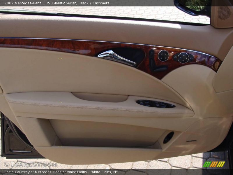 Black / Cashmere 2007 Mercedes-Benz E 350 4Matic Sedan