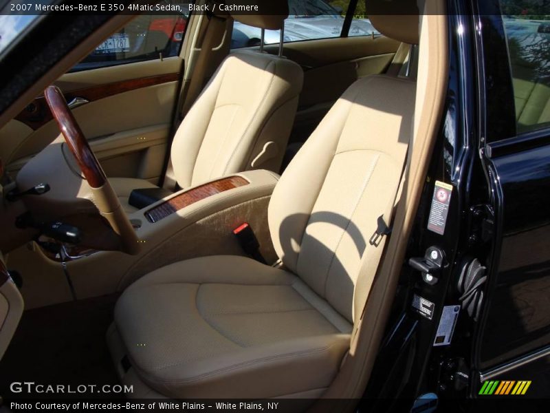 Black / Cashmere 2007 Mercedes-Benz E 350 4Matic Sedan
