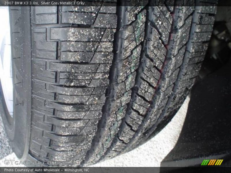 Silver Grey Metallic / Grey 2007 BMW X3 3.0si
