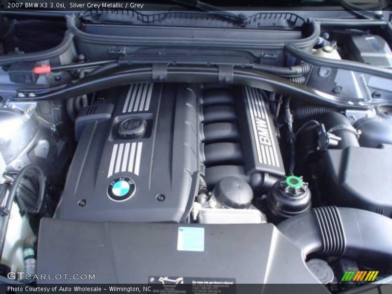 Silver Grey Metallic / Grey 2007 BMW X3 3.0si