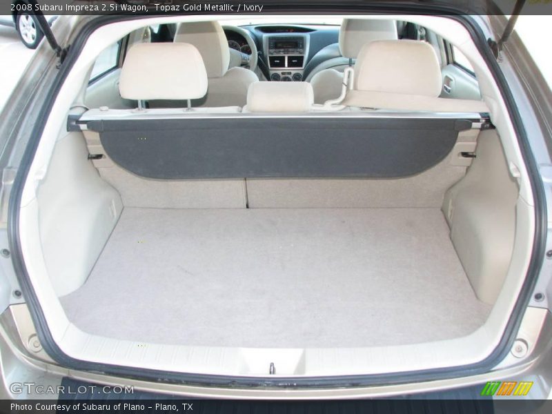 Topaz Gold Metallic / Ivory 2008 Subaru Impreza 2.5i Wagon