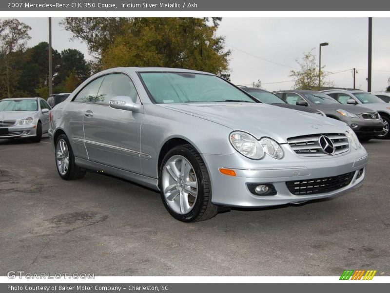 Iridium Silver Metallic / Ash 2007 Mercedes-Benz CLK 350 Coupe