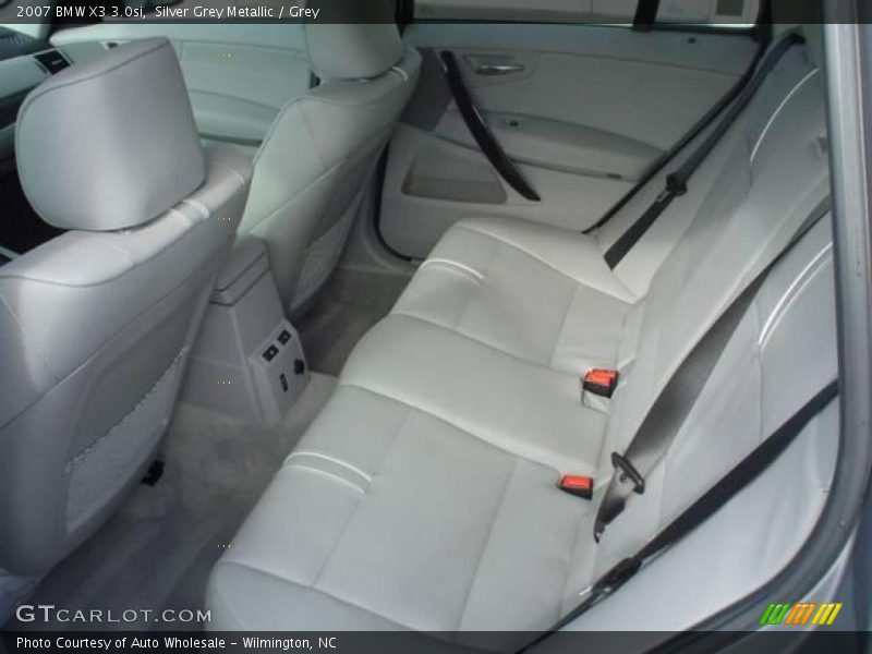 Silver Grey Metallic / Grey 2007 BMW X3 3.0si