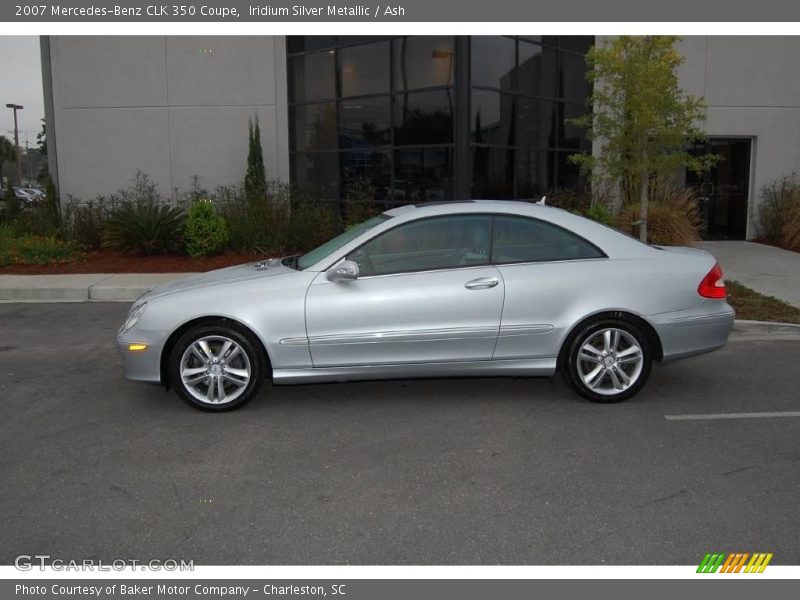 Iridium Silver Metallic / Ash 2007 Mercedes-Benz CLK 350 Coupe