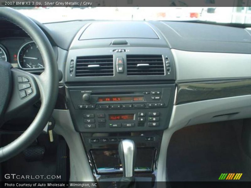 Silver Grey Metallic / Grey 2007 BMW X3 3.0si
