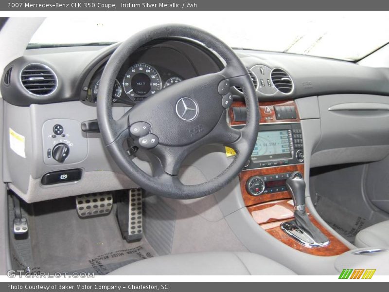 Iridium Silver Metallic / Ash 2007 Mercedes-Benz CLK 350 Coupe