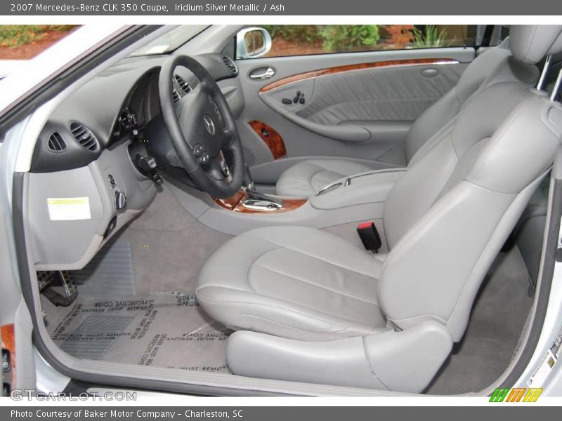 Iridium Silver Metallic / Ash 2007 Mercedes-Benz CLK 350 Coupe