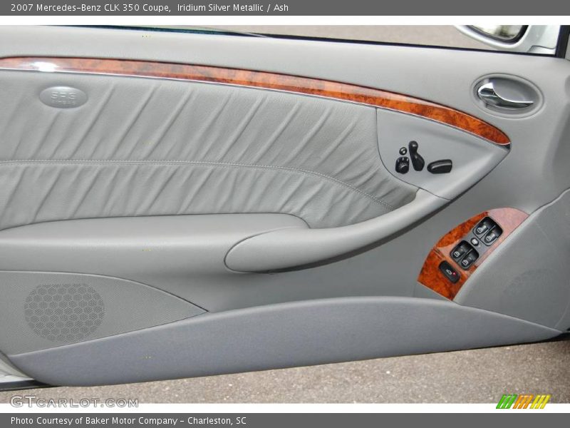 Iridium Silver Metallic / Ash 2007 Mercedes-Benz CLK 350 Coupe