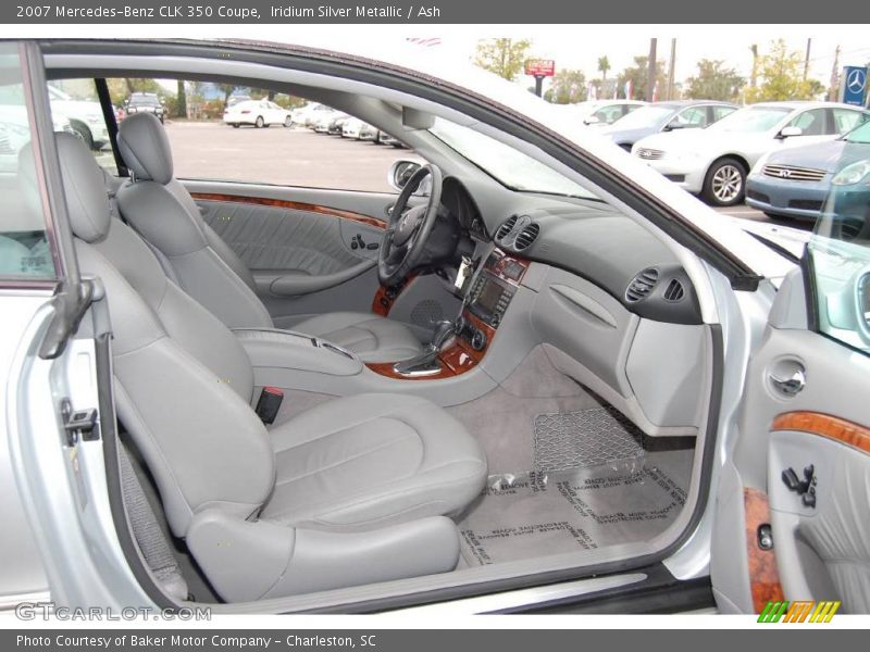 Iridium Silver Metallic / Ash 2007 Mercedes-Benz CLK 350 Coupe