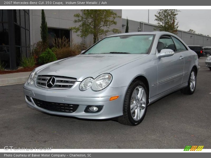 Iridium Silver Metallic / Ash 2007 Mercedes-Benz CLK 350 Coupe