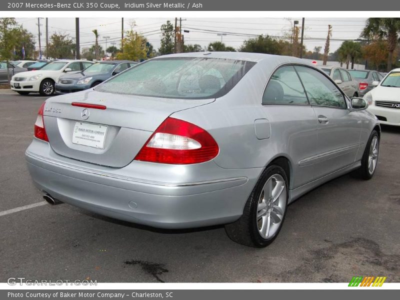 Iridium Silver Metallic / Ash 2007 Mercedes-Benz CLK 350 Coupe