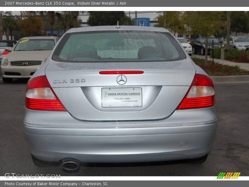 Iridium Silver Metallic / Ash 2007 Mercedes-Benz CLK 350 Coupe