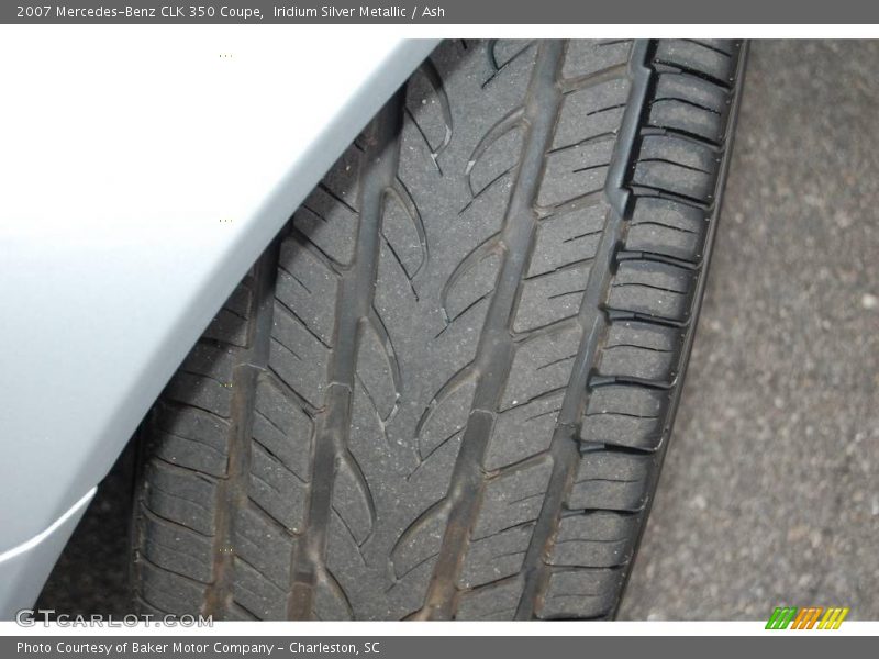 Iridium Silver Metallic / Ash 2007 Mercedes-Benz CLK 350 Coupe